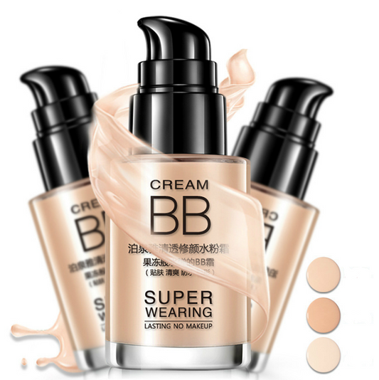 Clear and sleek hydrating cream nude makeup BB cream makeup